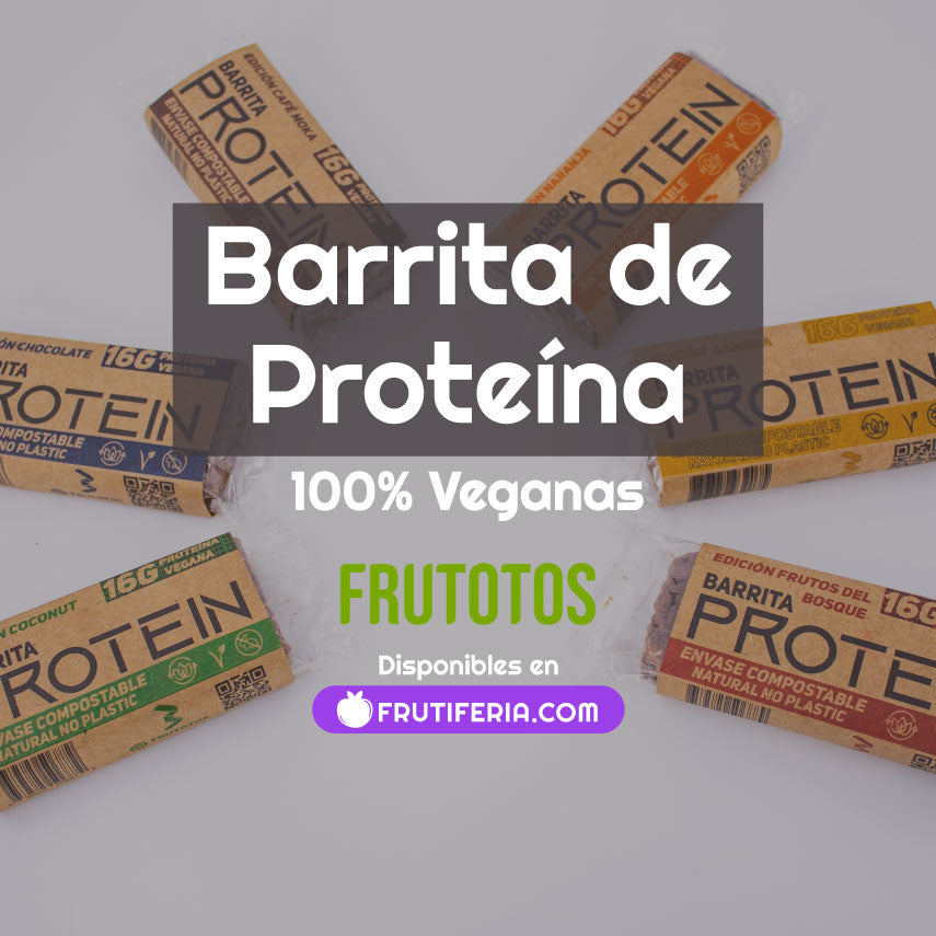 Barra de Proteína Vegana Frutotos Frutiferia.com