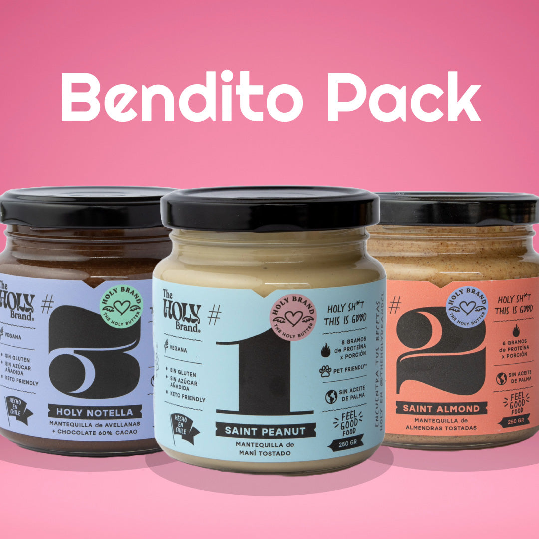 Bendito Pack - Saint Peanut, Saint Almond & Notella (250 gr)