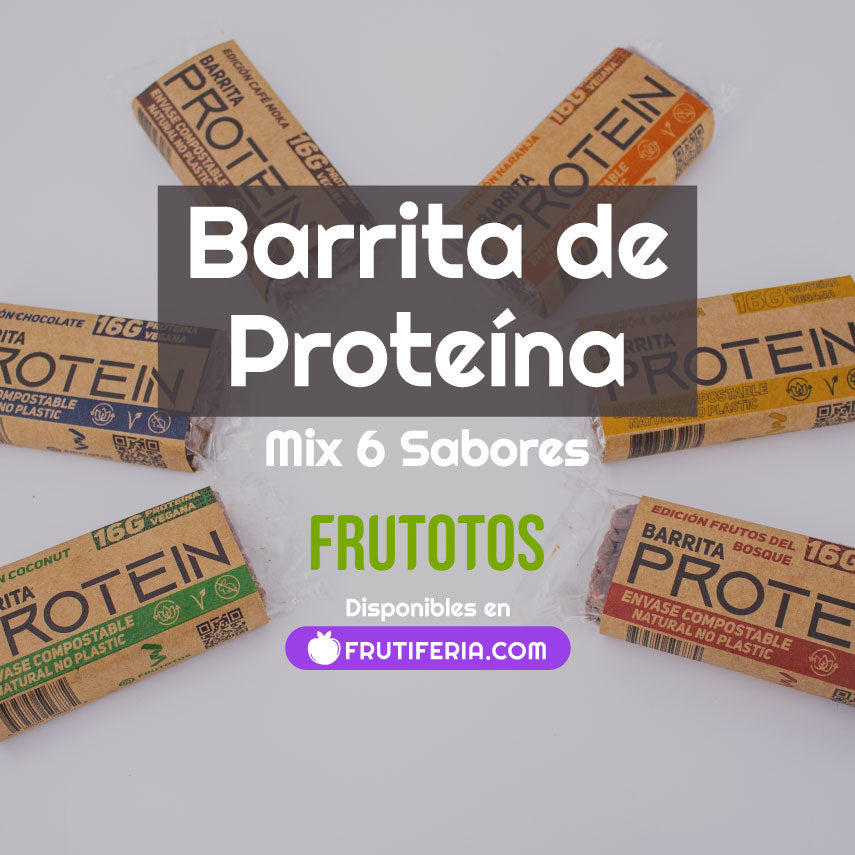 Pack Barra de Proteína Vegana Mix Sabores (6 u)