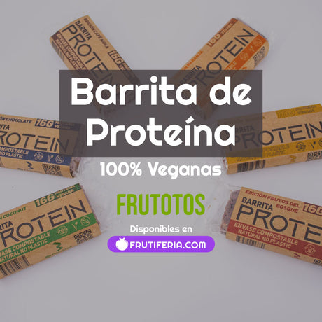 Barra de Proteína Vegana Frutotos Frutiferia.com