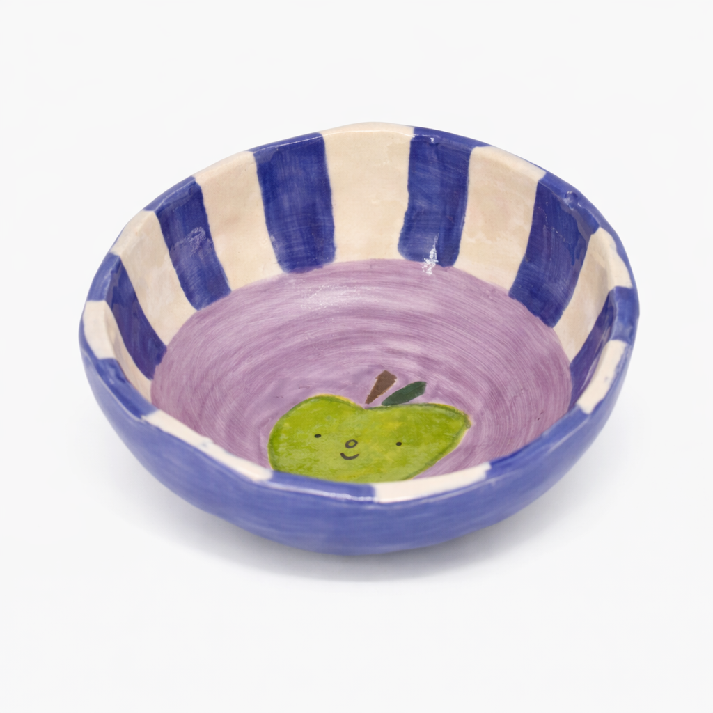 Bowl Manzana - Cerámica Artesanal | Taller Zarzamora x Frutiferia